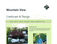 Tablet Screenshot of mtviewlandscape.com